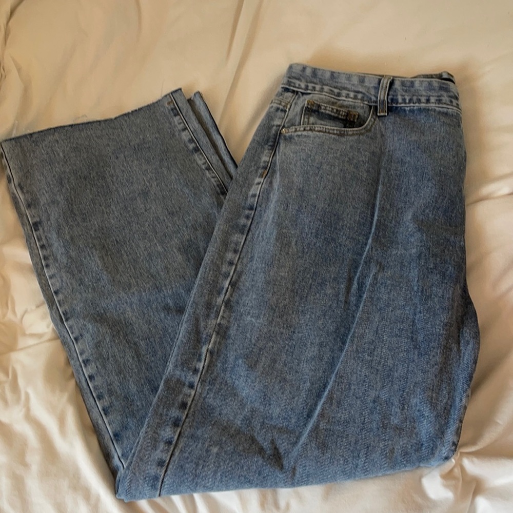 NWT pretty little thing raw hem jeans